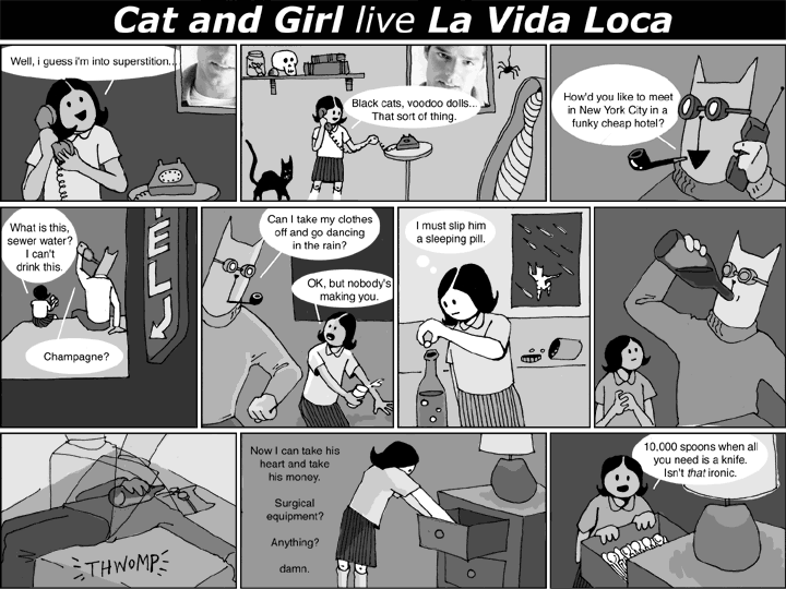 Cat and Girl live La Vida Loca