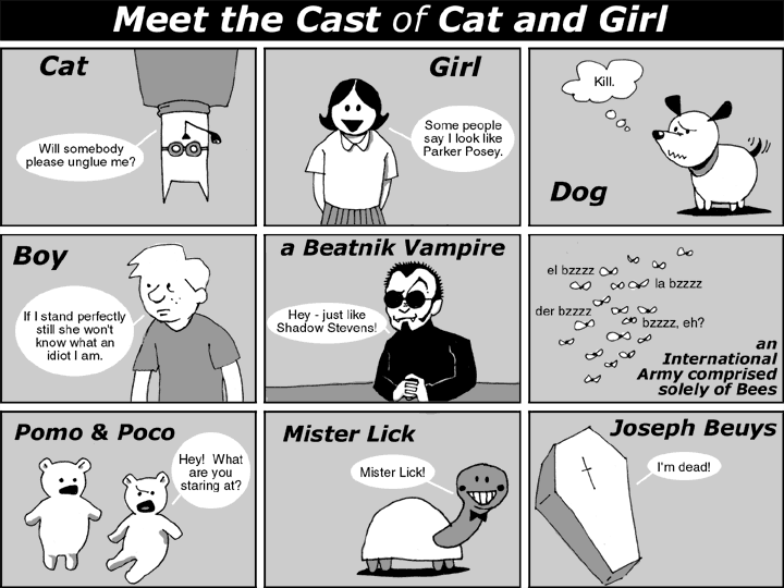 Meet the Cast of Cat and Girl