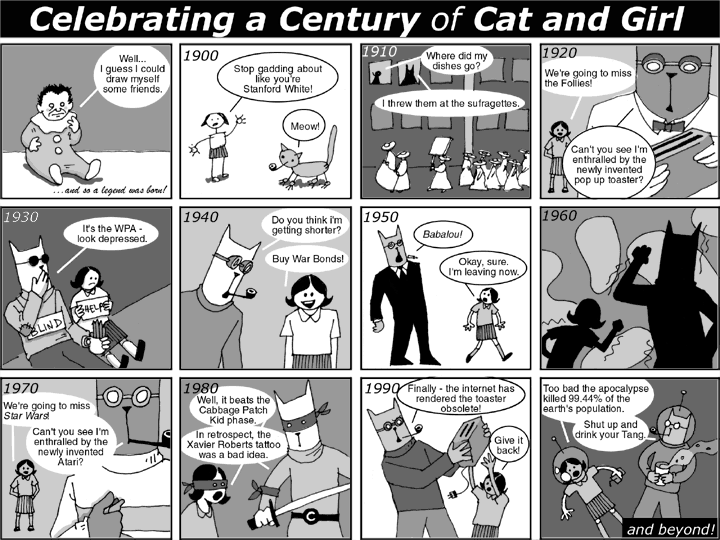 Celebrating a Century of Cat and Girl
