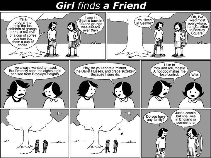 Girl finds a Friend