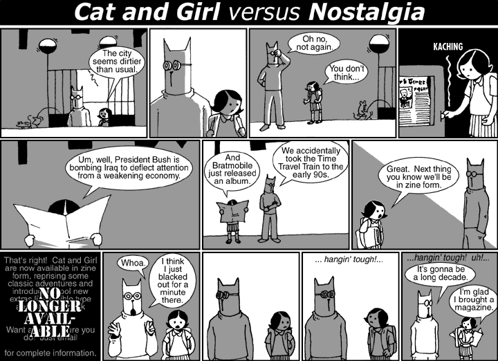 Cat and Girl versus Nostalgia