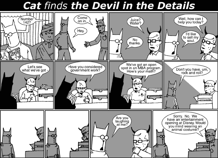 Cat finds the Devil in the Details