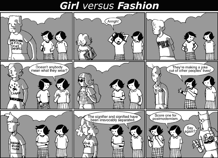 Girl versus Fashion