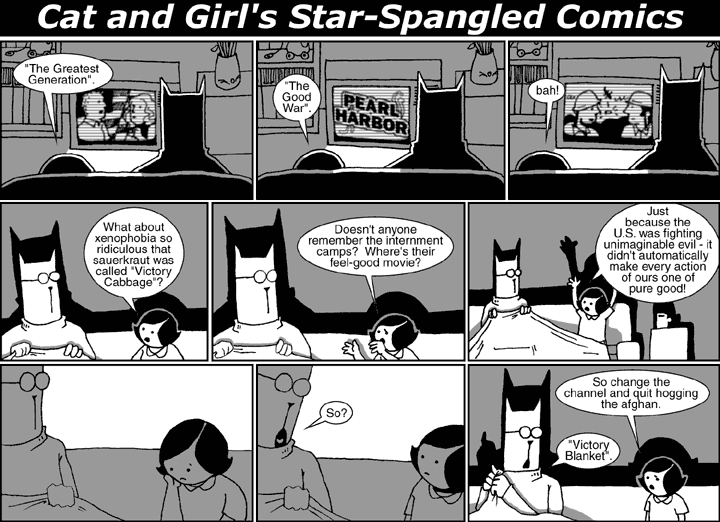 Cat and Girl's Star-Spangled Comics