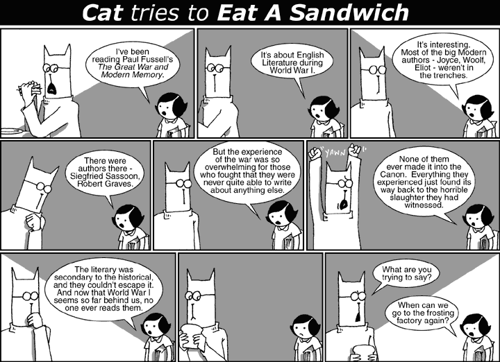 Cat tries to Eat A Sandwich