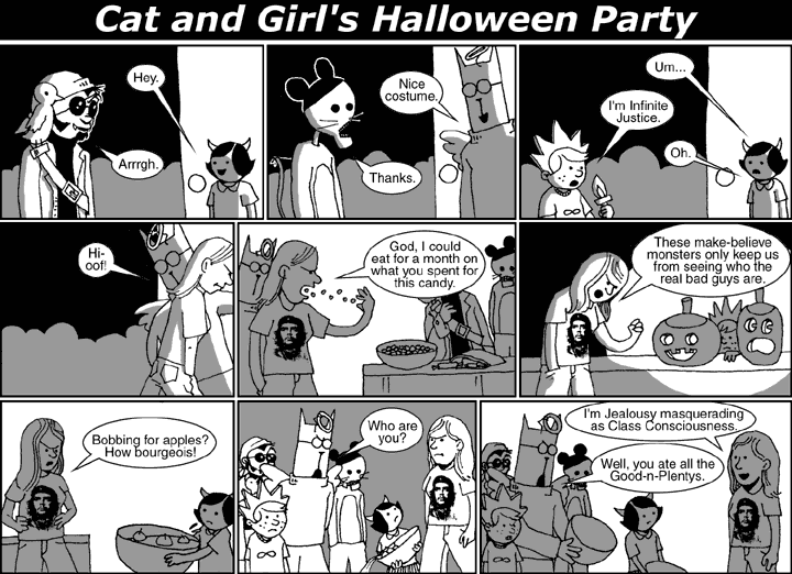 Cat and Gir's Halloween Party