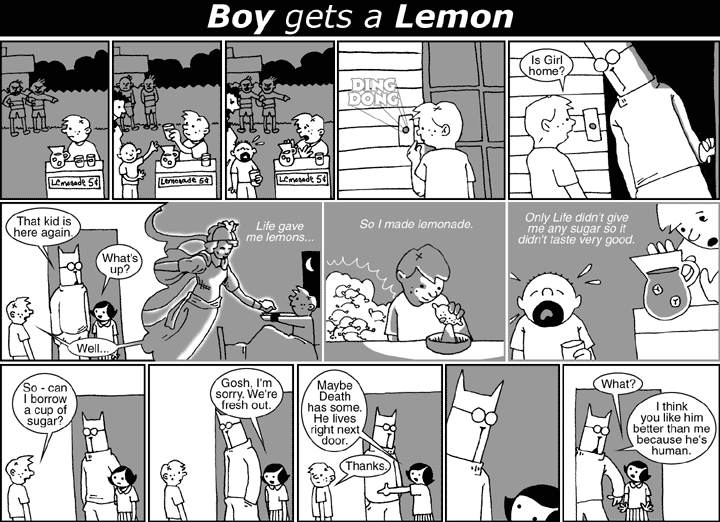 Boy gets a Lemon