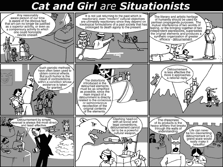 Cat and Girl are Situationists