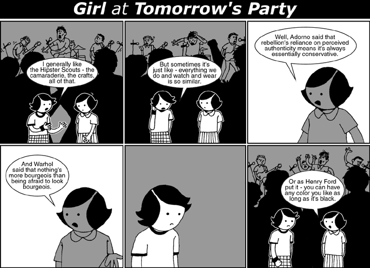 Girl at Tomorrow's Party