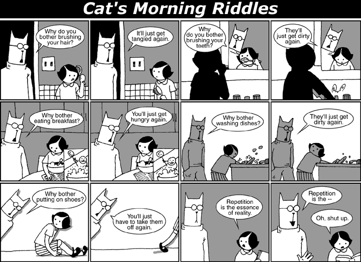 Cat's Morning Riddles