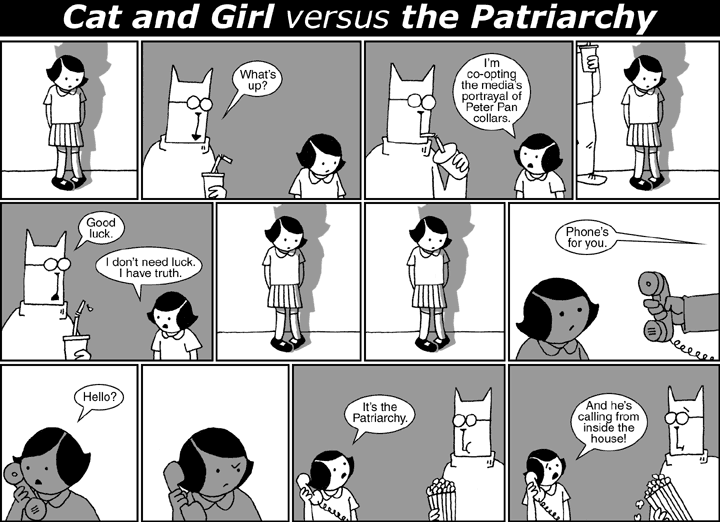 Cat and Girl versus the Patriarchy