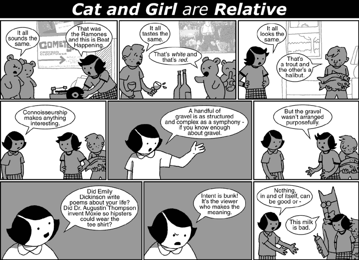 Cat and Girl are Relative