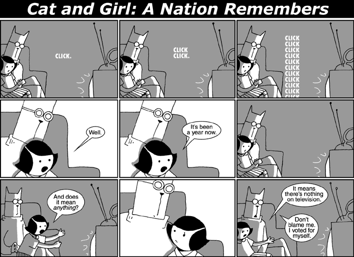 Cat and Girl: A Nation Remembers