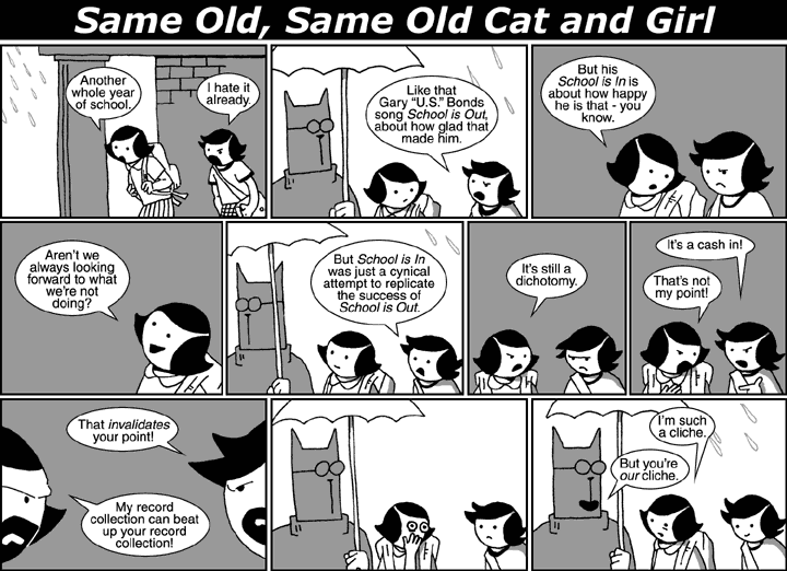 Same Old, Same Old Cat and Girl