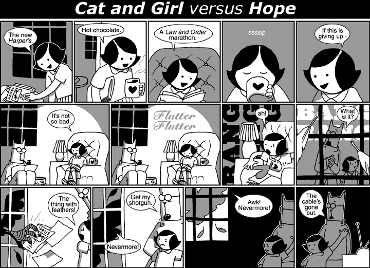 Cat and Girl versus Hope