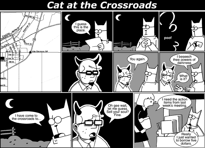 Cat at the Crossroads