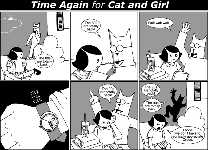 Time Again for Cat and Girl