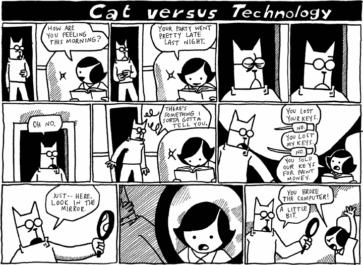 Cat versus Technology