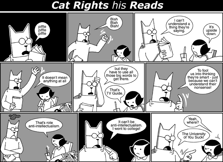 Cat Rights his Reads