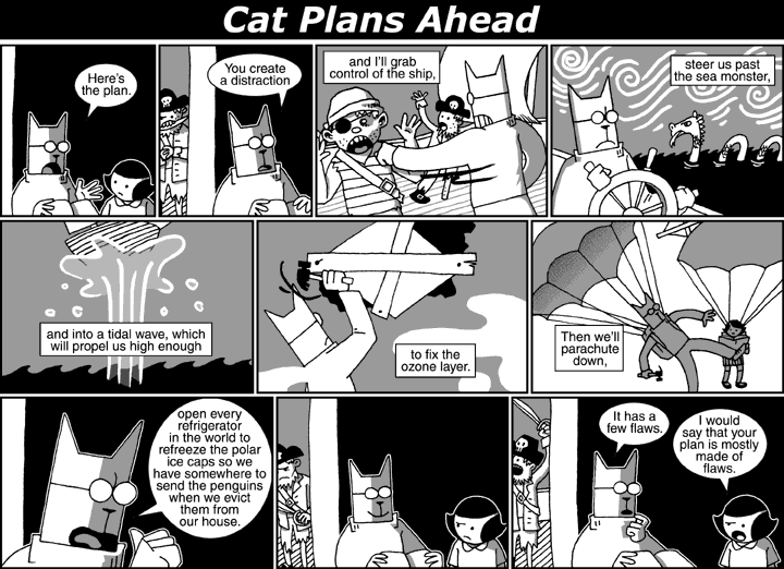 Cat Plans Ahead
