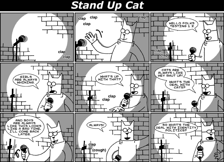 Stand Up Cat