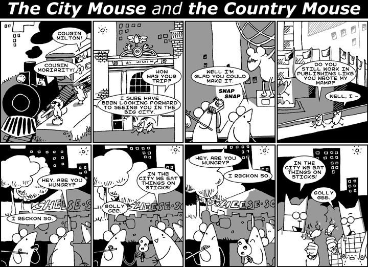 The City Mouse and the Country Mouse