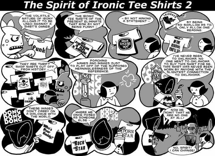 The Spirit of Ironic Tee Shirts 2