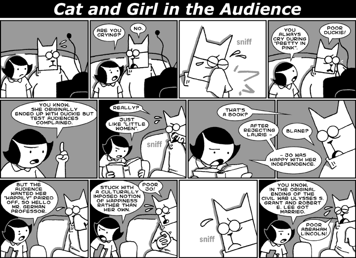 Cat and Girl in the Audience
