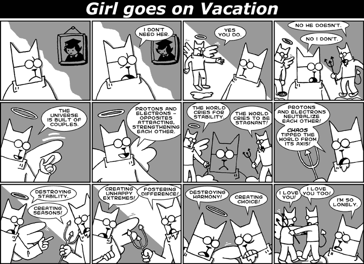 Girl goes on Vacation