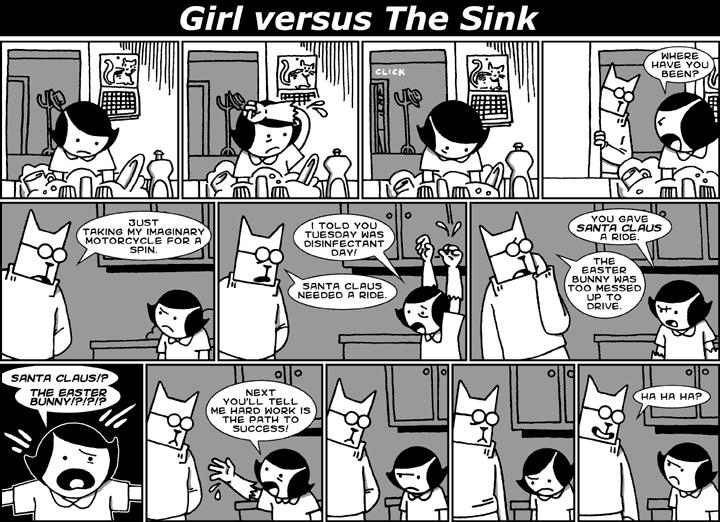 Girl versus the Sink