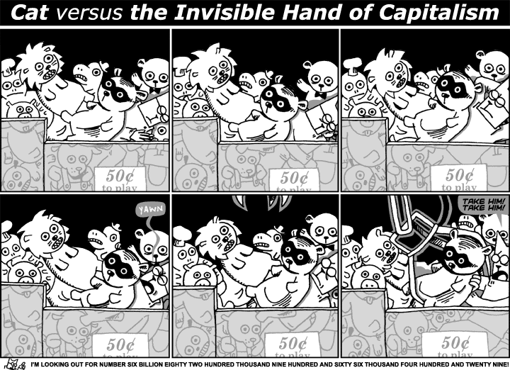 Cat versus the Invisible Hand of Capitalism