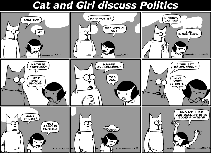 Cat and Girl discuss Politics