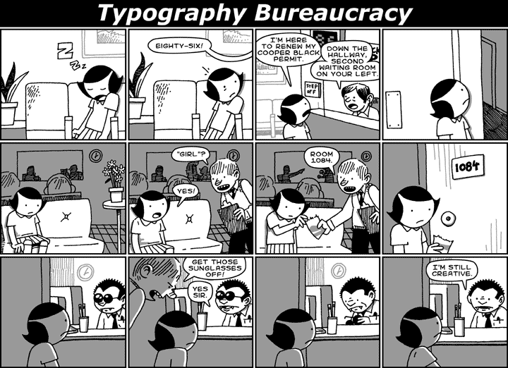 Typography Bureaucracy