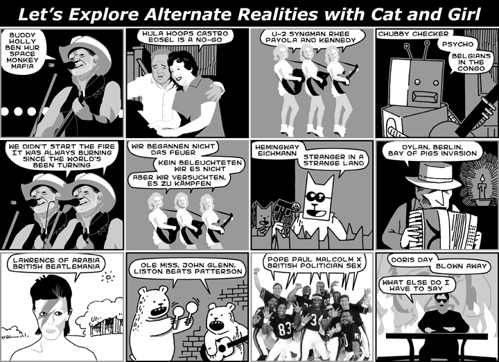 Let's Explore Alternate Realities with Cat and Girl