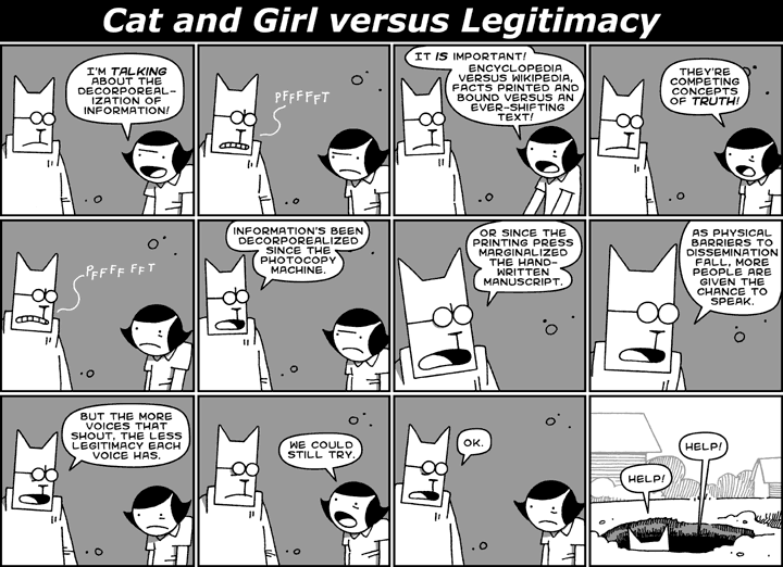 Cat and Girl versus Legitimacy