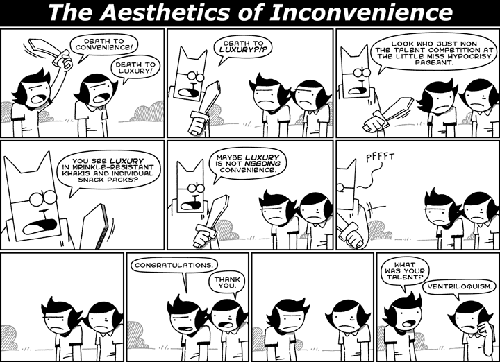 The Aesthetics of Inconvenience