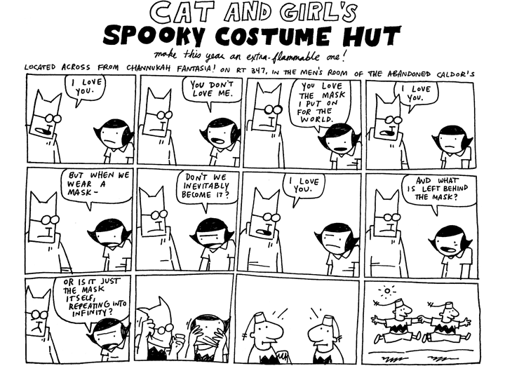 Cat and Girl's Spooky Costume Hut