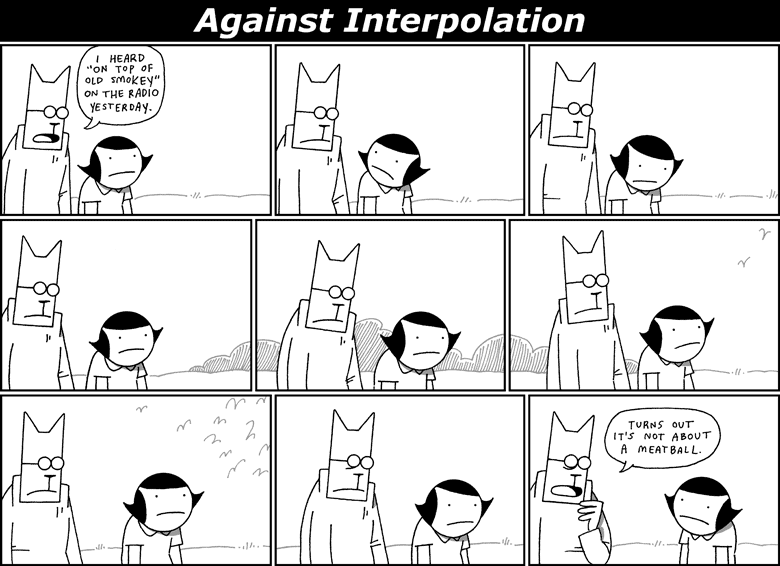 Against Interpolation