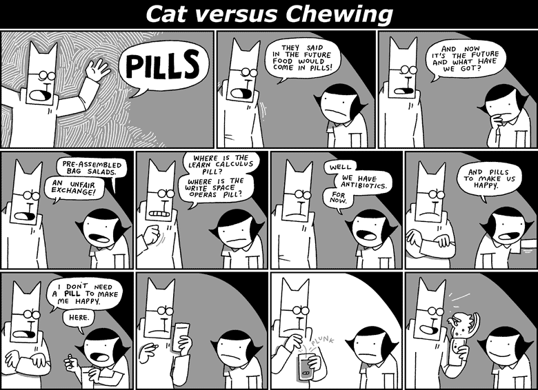 Cat versus Chewing