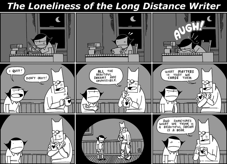The Loneliness of the Long Distance Writer