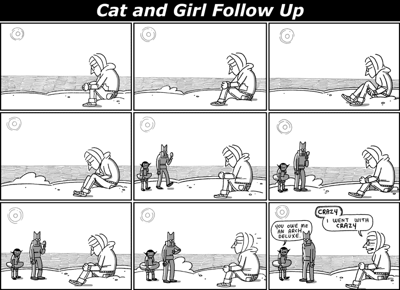 Cat and Girl Follow Up