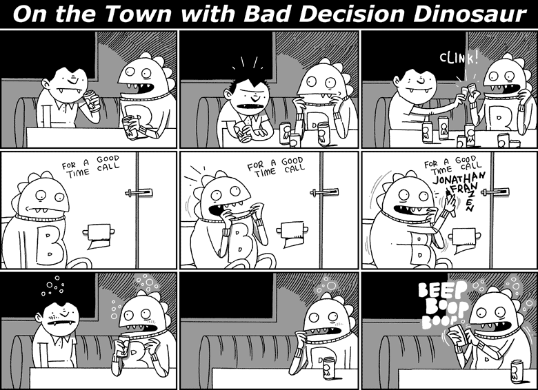 On the Town with Bad Decision Dinosaur