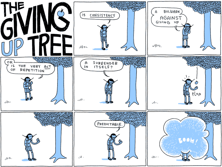 The Giving Up Tree