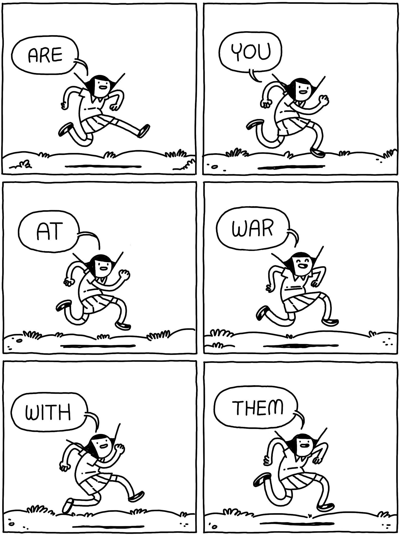 Are you at war with them